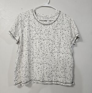 Weekends By Chicos Spotted Short Sleeve Tee!